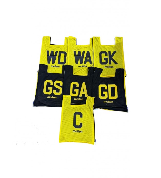Molten Net Ball BIBS (YELLOW / BLACK)