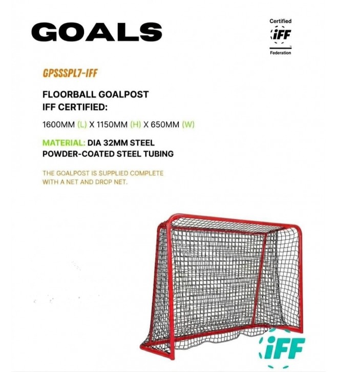 Floorball Goalpost IFF Certified (GPSSSPL7-IFF)