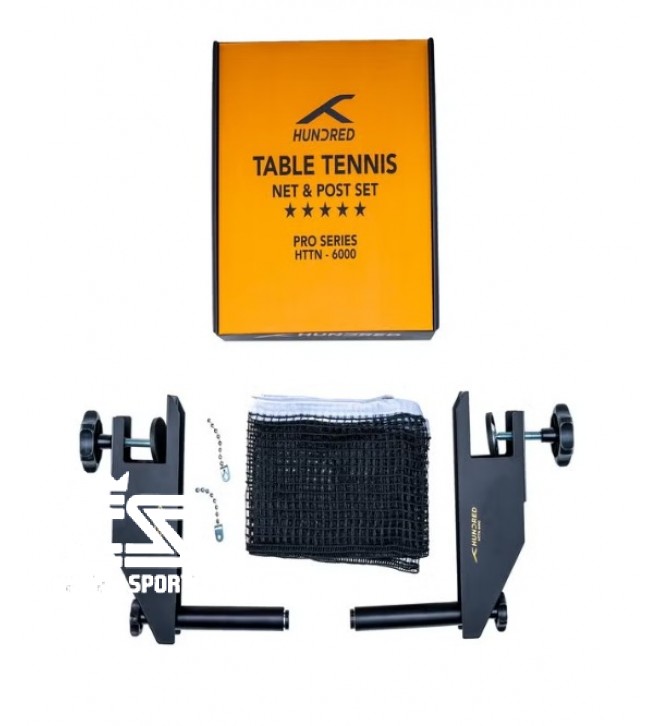 HUNDRED Portable Table Tennis Net and Post Net Pro Series HTTN-6000
