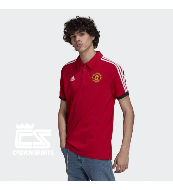 Attent Faial Welsprekend Adidas Manchester United 3 Stripes Polo
